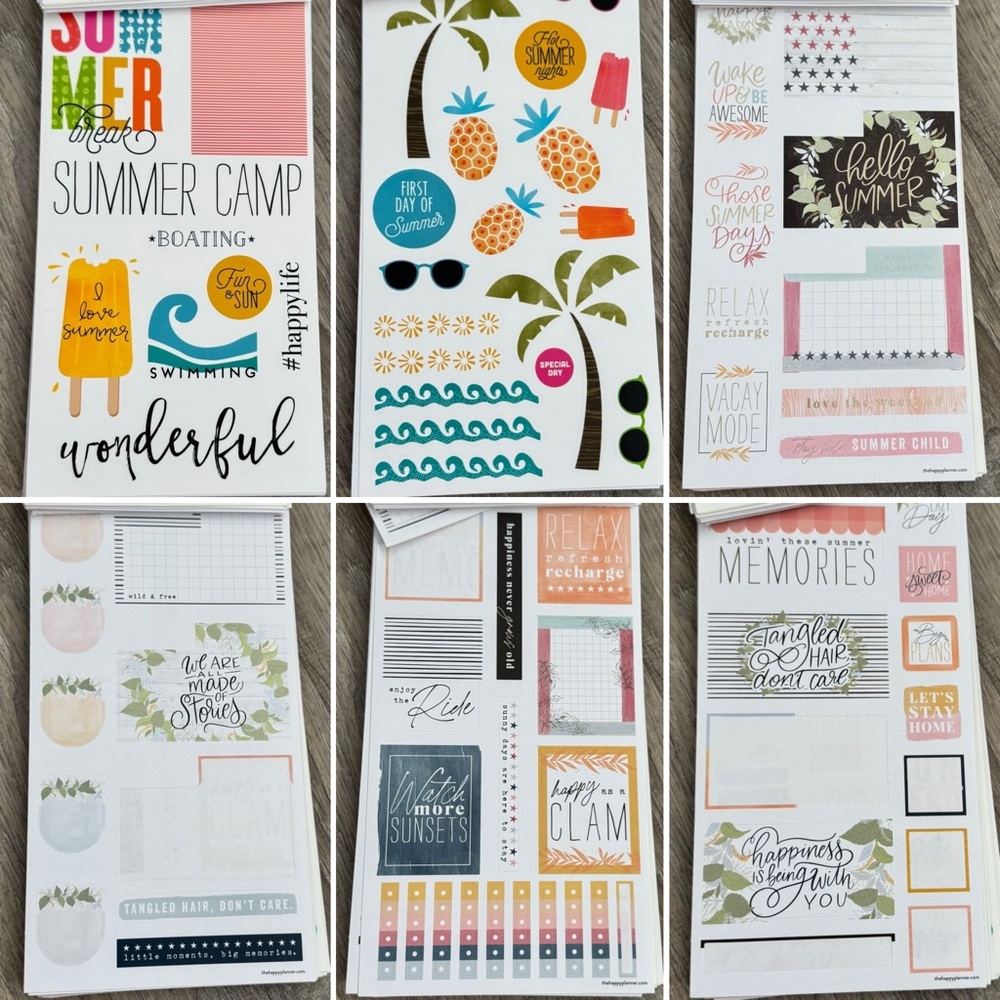 The Happy Planner Summer/Spring Sticker Book - Picture 5 of 11